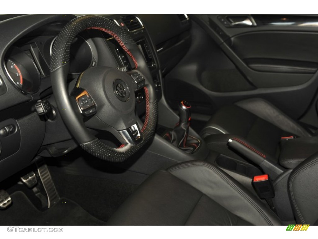 Titan Black Interior 2011 Volkswagen GTI 4 Door Autobahn Edition Photo #53988817