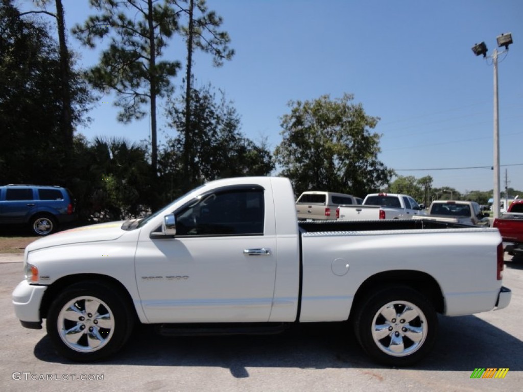 2004 Ram 1500 Sport Regular Cab - Bright White / Dark Slate Gray photo #2