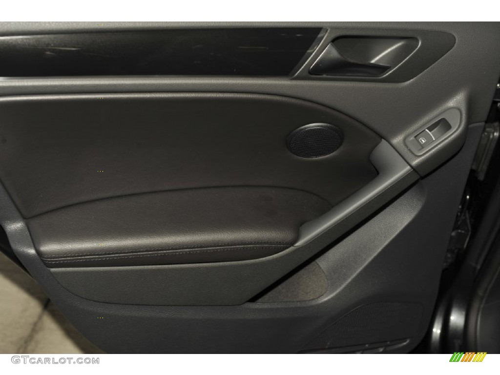 2011 Volkswagen GTI 4 Door Autobahn Edition Titan Black Door Panel Photo #53989033
