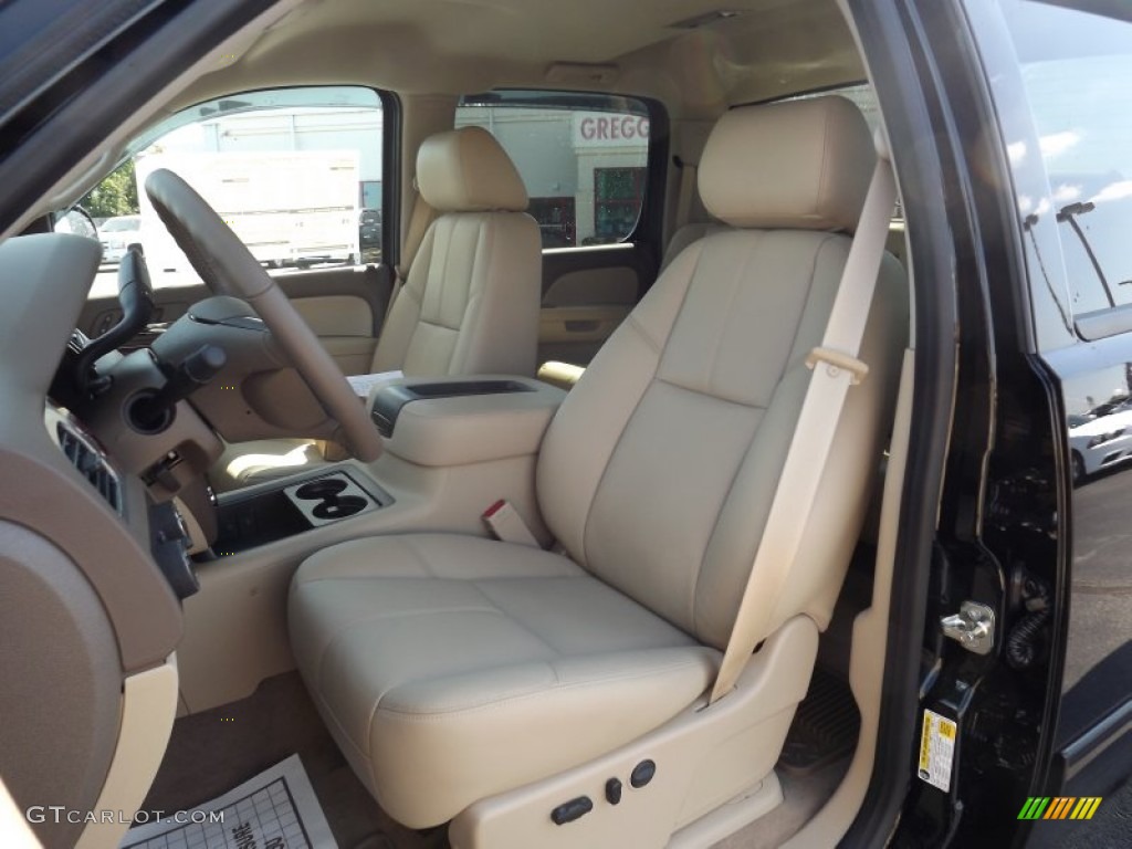 Very Dark Cashmere/Light Cashmere Interior 2012 GMC Sierra 1500 SLT Crew Cab 4x4 Photo #53990510