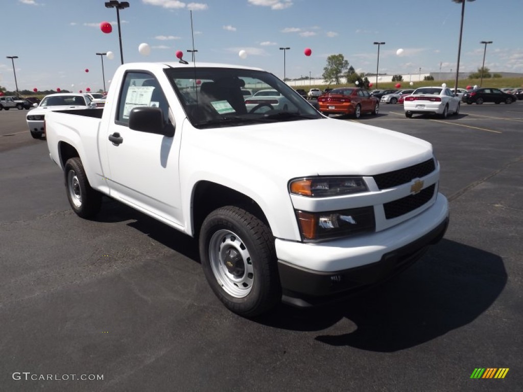 Summit White 2012 Chevrolet Colorado Work Truck Regular Cab Exterior Photo #53990585