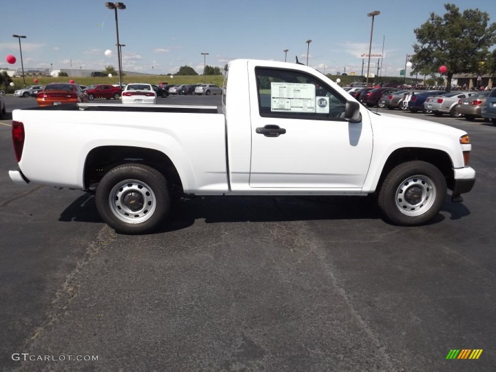 Summit White 2012 Chevrolet Colorado Work Truck Regular Cab Exterior Photo #53990591