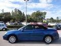 2010 Deep Water Blue Pearl Chrysler Sebring Touring Convertible  photo #2