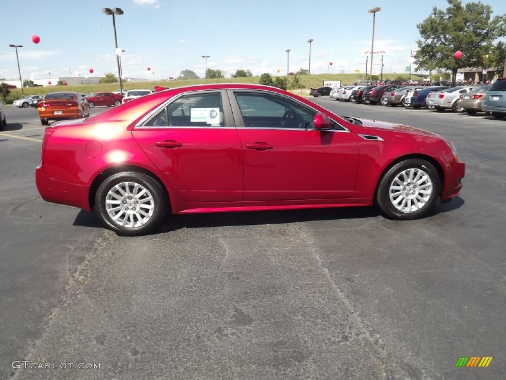 Crystal Red Tintcoat 2012 Cadillac CTS 3.0 Sedan Exterior Photo #53991680