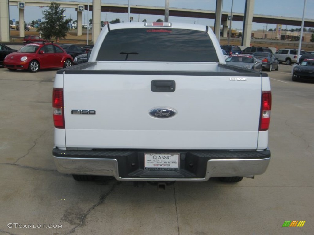 2006 F150 Lariat SuperCrew - Oxford White / Tan photo #4