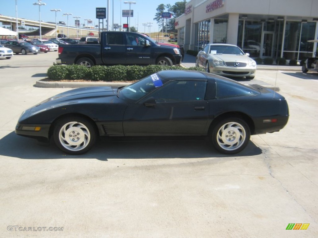 1996 Corvette Coupe - Black / Black photo #2