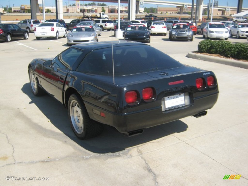 1996 Corvette Coupe - Black / Black photo #3