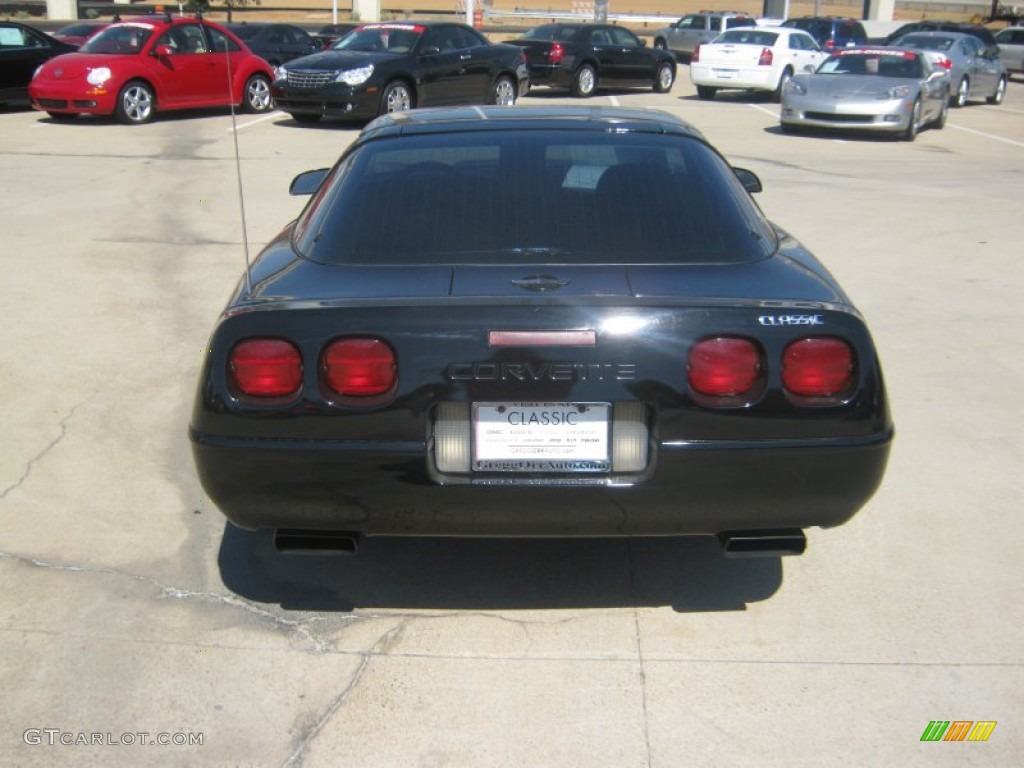 1996 Corvette Coupe - Black / Black photo #4