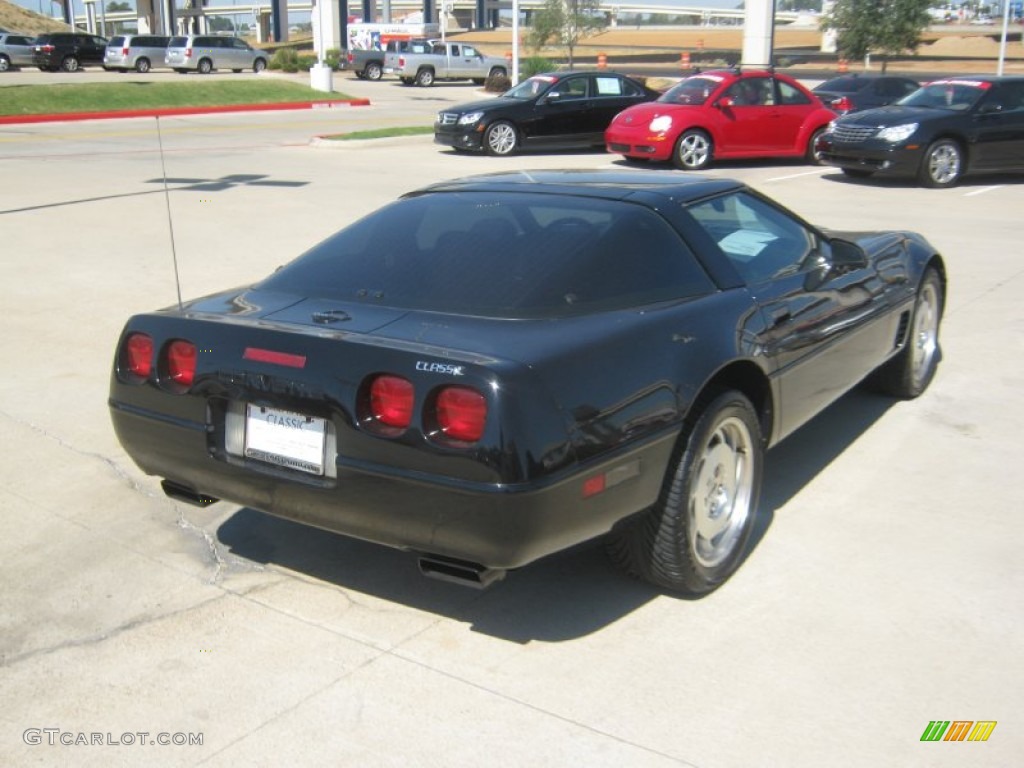 1996 Corvette Coupe - Black / Black photo #5