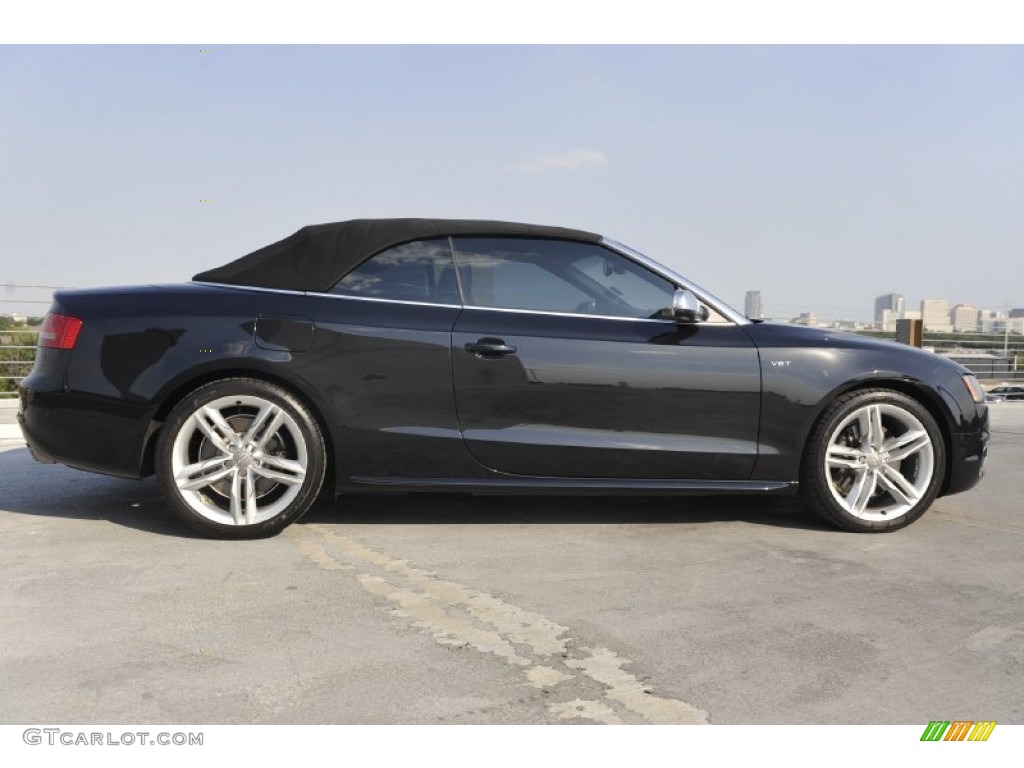 Brilliant Black 2010 Audi S5 3.0 TFSI quattro Cabriolet Exterior Photo #53994830