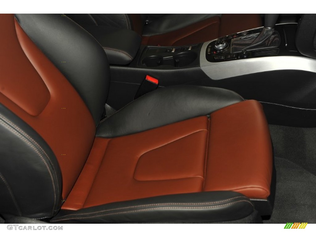 Tuscan Brown Silk Nappa Leather Interior 2010 Audi S5 3.0 TFSI quattro Cabriolet Photo #53995184