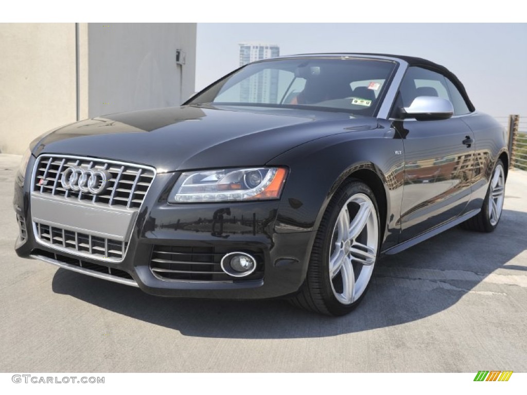Brilliant Black 2010 Audi S5 3.0 TFSI quattro Cabriolet Exterior Photo #53995280