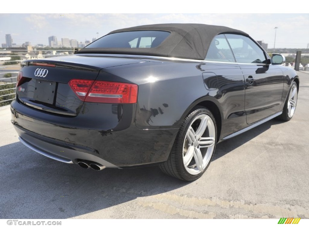 Brilliant Black 2010 Audi S5 3.0 TFSI quattro Cabriolet Exterior Photo #53995328