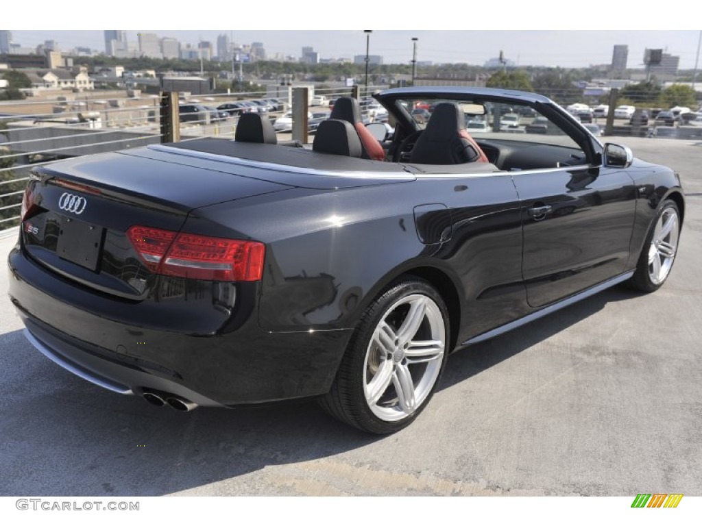 Brilliant Black 2010 Audi S5 3.0 TFSI quattro Cabriolet Exterior Photo #53995373