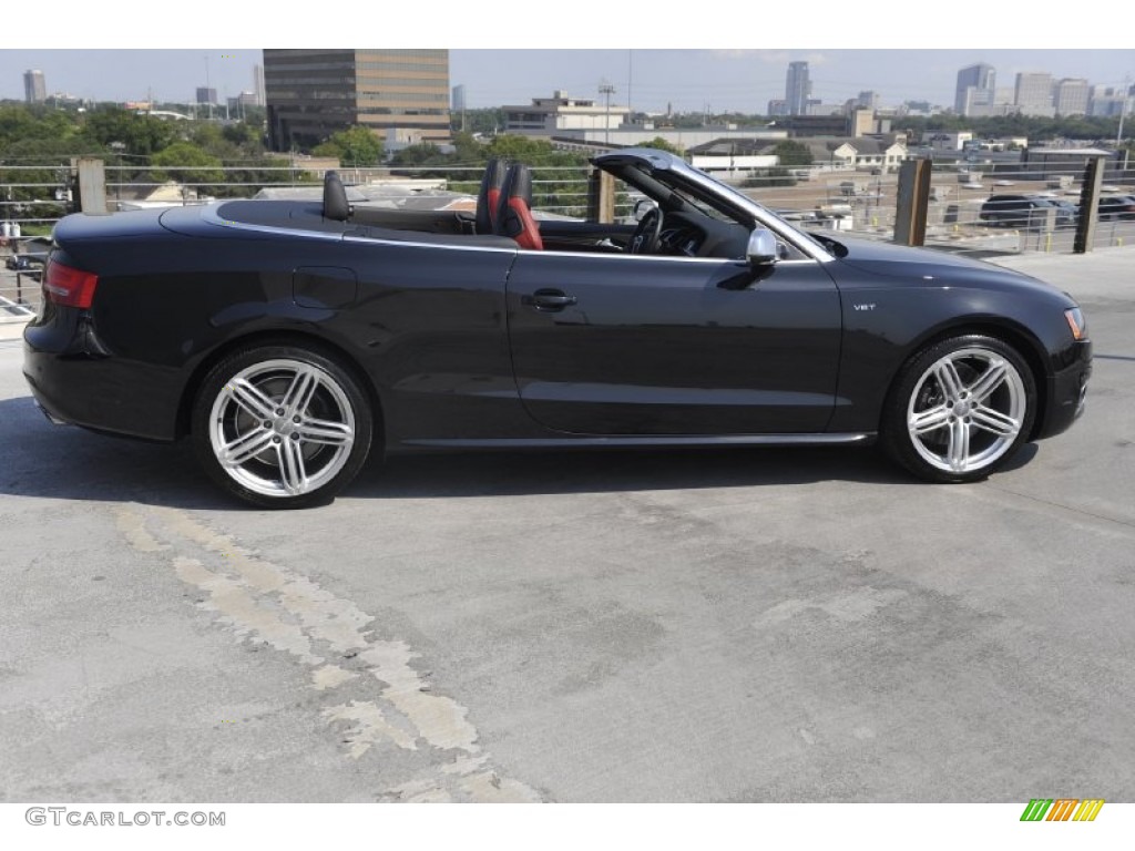 Brilliant Black 2010 Audi S5 3.0 TFSI quattro Cabriolet Exterior Photo #53995382