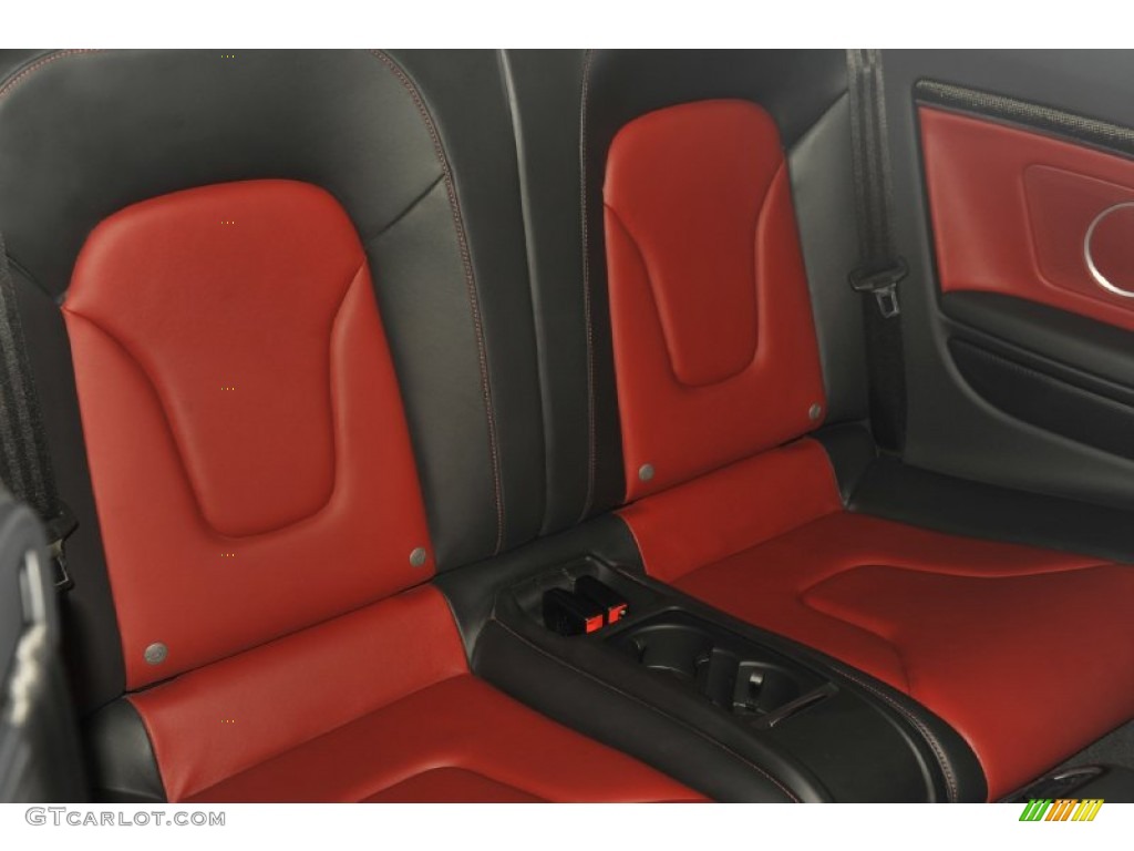 Magma Red Silk Nappa Leather Interior 2010 Audi S5 3.0 TFSI quattro Cabriolet Photo #53995658