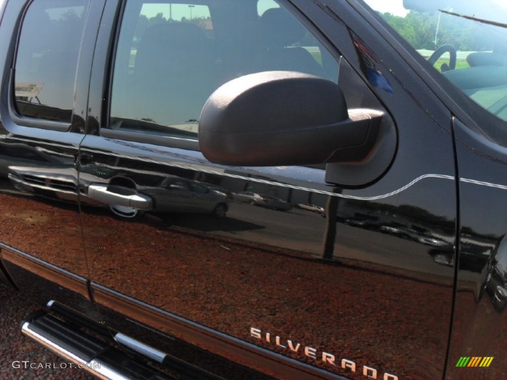 2010 Silverado 1500 LT Extended Cab 4x4 - Black Granite Metallic / Ebony photo #22