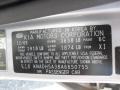  2010 Rio Rio5 SX Hatchback Clear Silver Color Code 6C