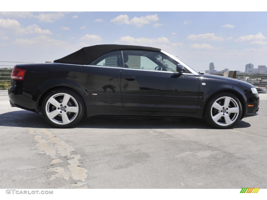 Brilliant Black 2009 Audi A4 3.2 quattro Cabriolet Exterior Photo #53997350