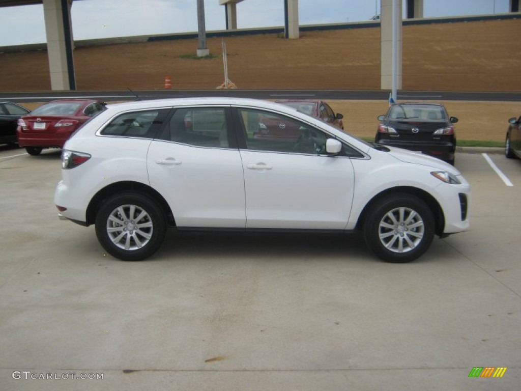 Crystal White Pearl Mica 2011 Mazda CX-7 i SV Exterior Photo #53997539