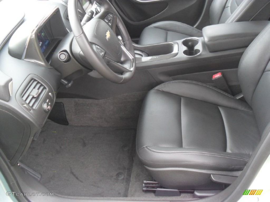 Jet Black/Dark Accents Interior 2012 Chevrolet Volt Hatchback Photo #53997563