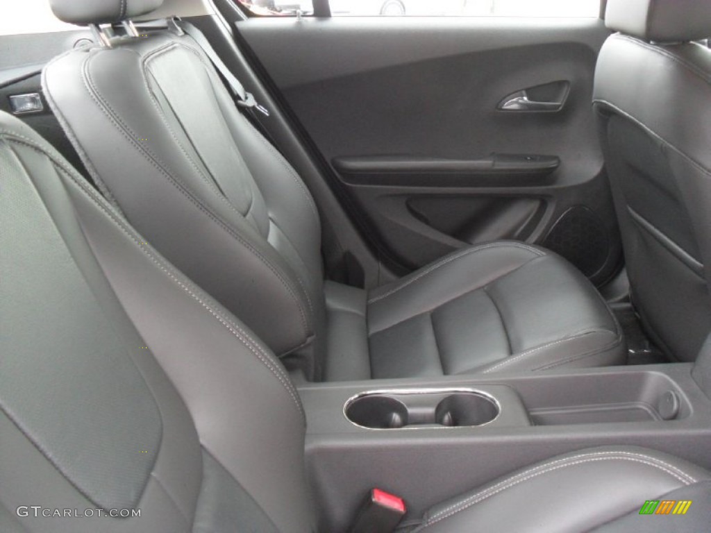 Jet Black/Dark Accents Interior 2012 Chevrolet Volt Hatchback Photo #53997676