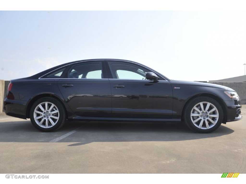 Phantom Black Pearl Effect 2012 Audi A6 3.0T quattro Sedan Exterior Photo #53997758