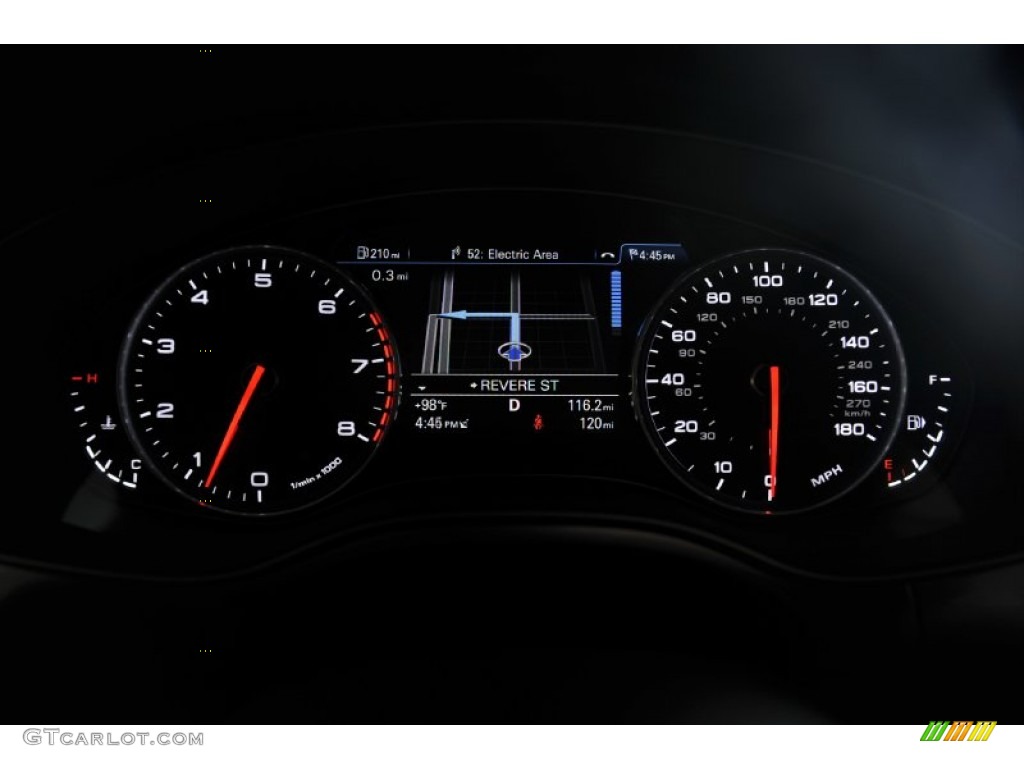 2012 Audi A6 3.0T quattro Sedan Gauges Photo #53997935