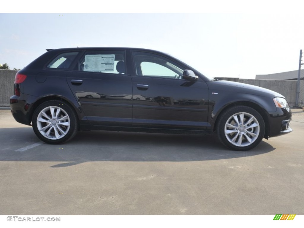 Brilliant Black 2012 Audi A3 2.0T Exterior Photo #53998235