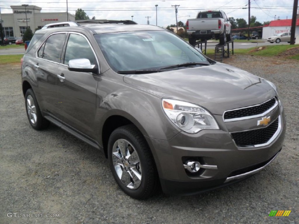 Mocha Steel Metallic 2012 Chevrolet Equinox LTZ Exterior Photo #53998301