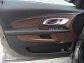 Brownstone/Jet Black 2012 Chevrolet Equinox LTZ Door Panel