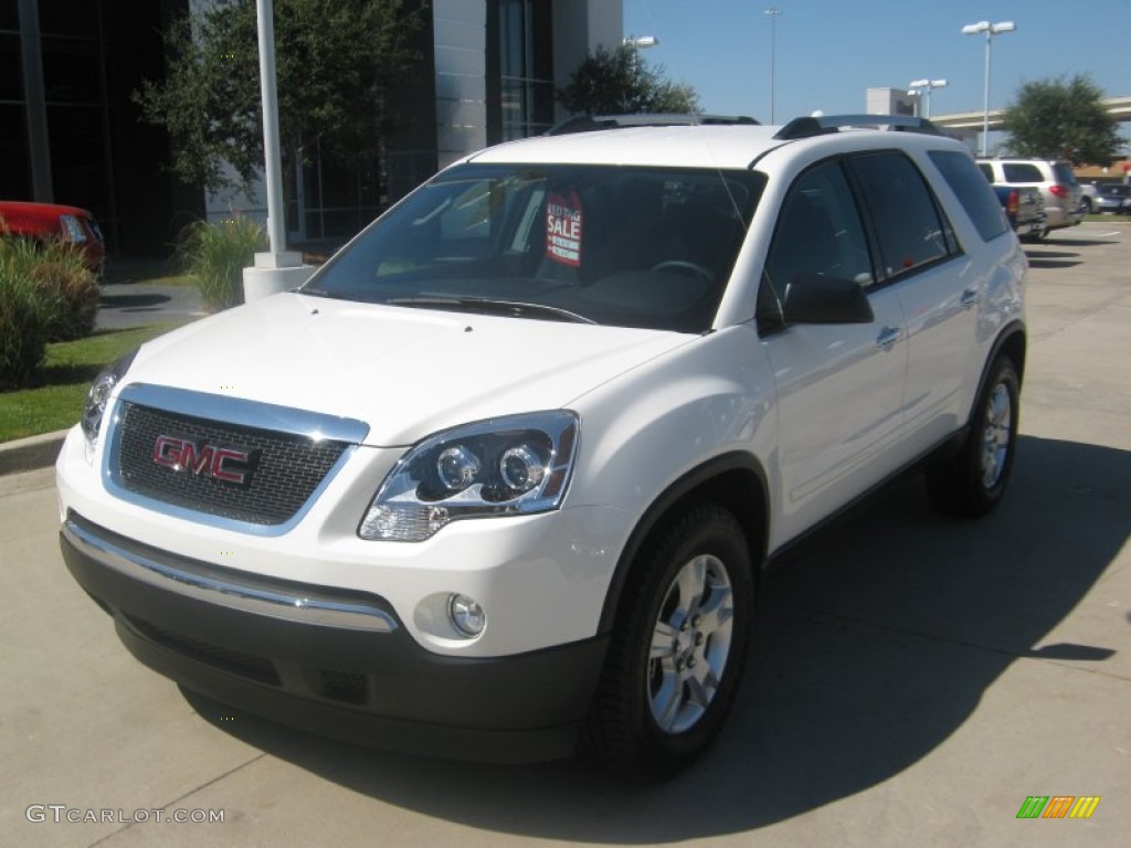 2012 Acadia SLE - Summit White / Ebony photo #1