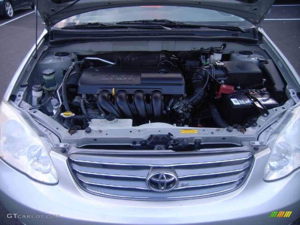 2004 Toyota Corolla LE 1.8 Liter DOHC 16-Valve VVT-i 4 Cylinder Engine Photo #53999390