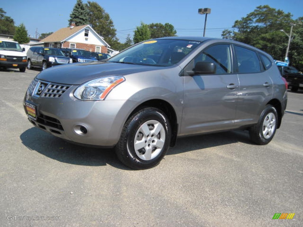 2008 Rogue S AWD - Gotham Gray Metallic / Black photo #1