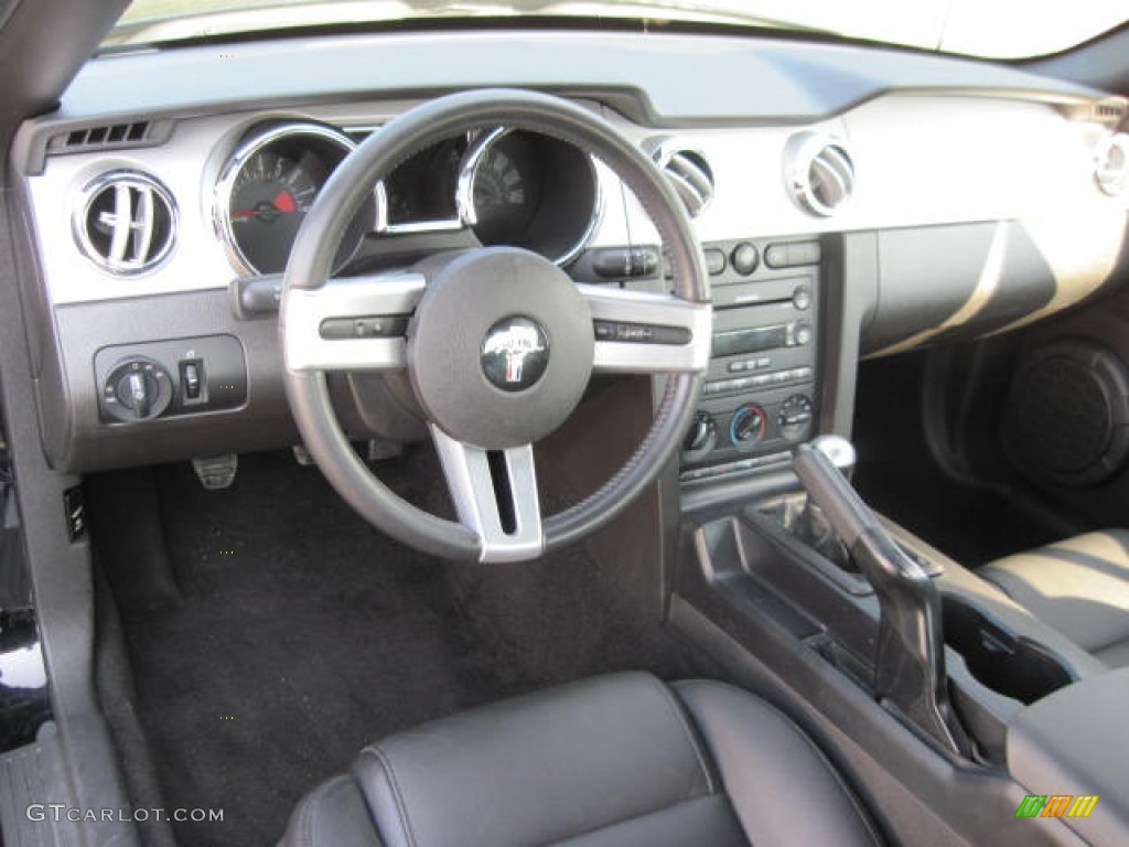 2007 Mustang GT Premium Convertible - Black / Dark Charcoal photo #5