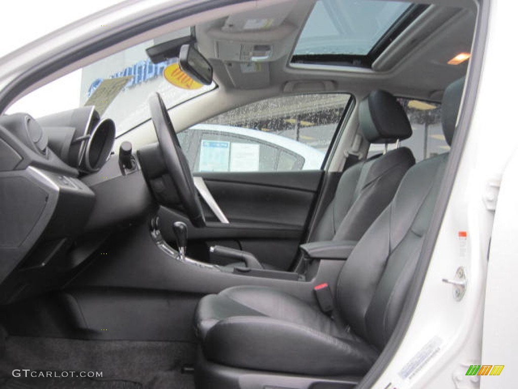 Black Interior 2010 Mazda MAZDA3 s Grand Touring 5 Door Photo #54001854