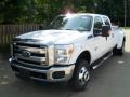 2012 Oxford White Ford F350 Super Duty XLT Crew Cab 4x4 Dually  photo #1