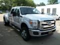 2012 Oxford White Ford F350 Super Duty XLT Crew Cab 4x4 Dually  photo #3