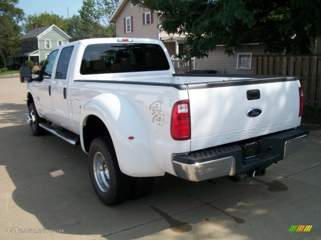 2012 F350 Super Duty XLT Crew Cab 4x4 Dually - Oxford White / Adobe photo #8