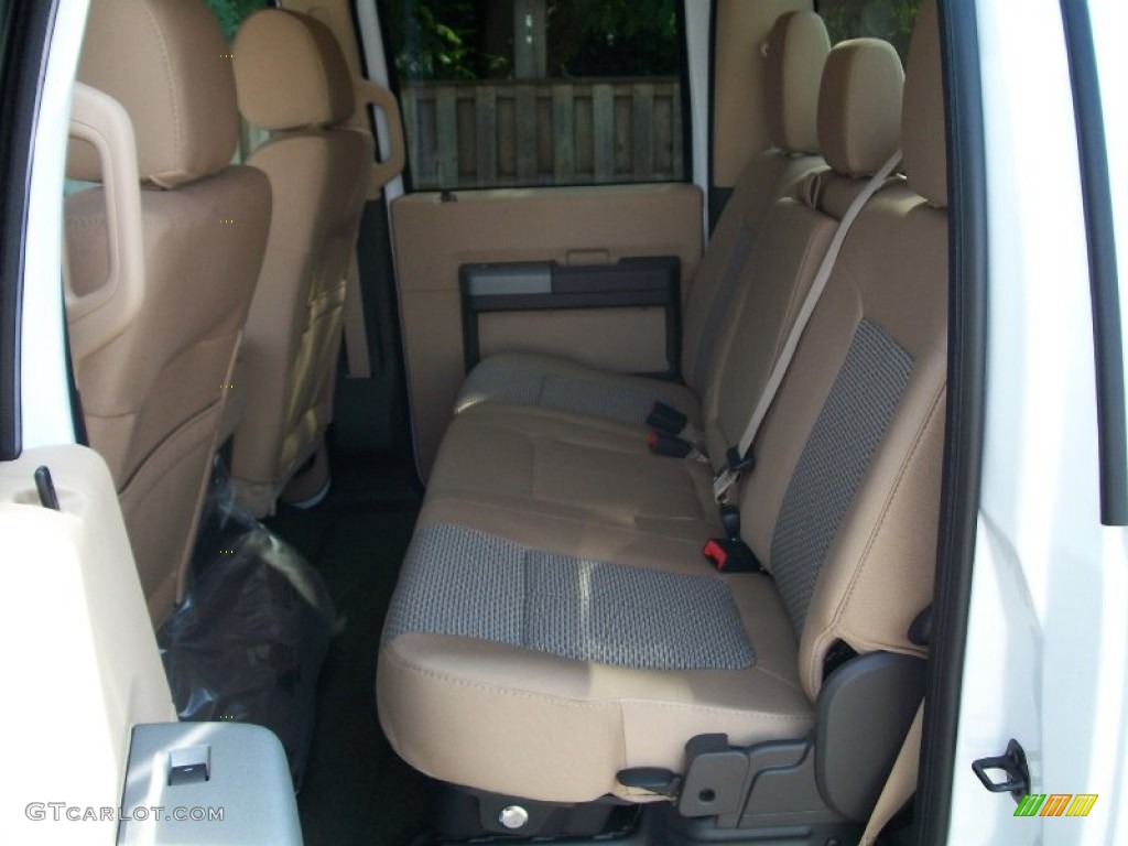 2012 F350 Super Duty XLT Crew Cab 4x4 Dually - Oxford White / Adobe photo #11