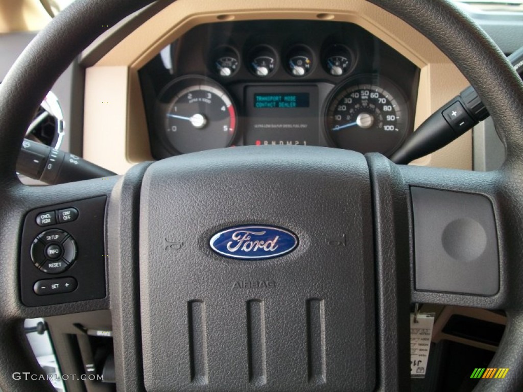 2012 F350 Super Duty XLT Crew Cab 4x4 Dually - Oxford White / Adobe photo #15