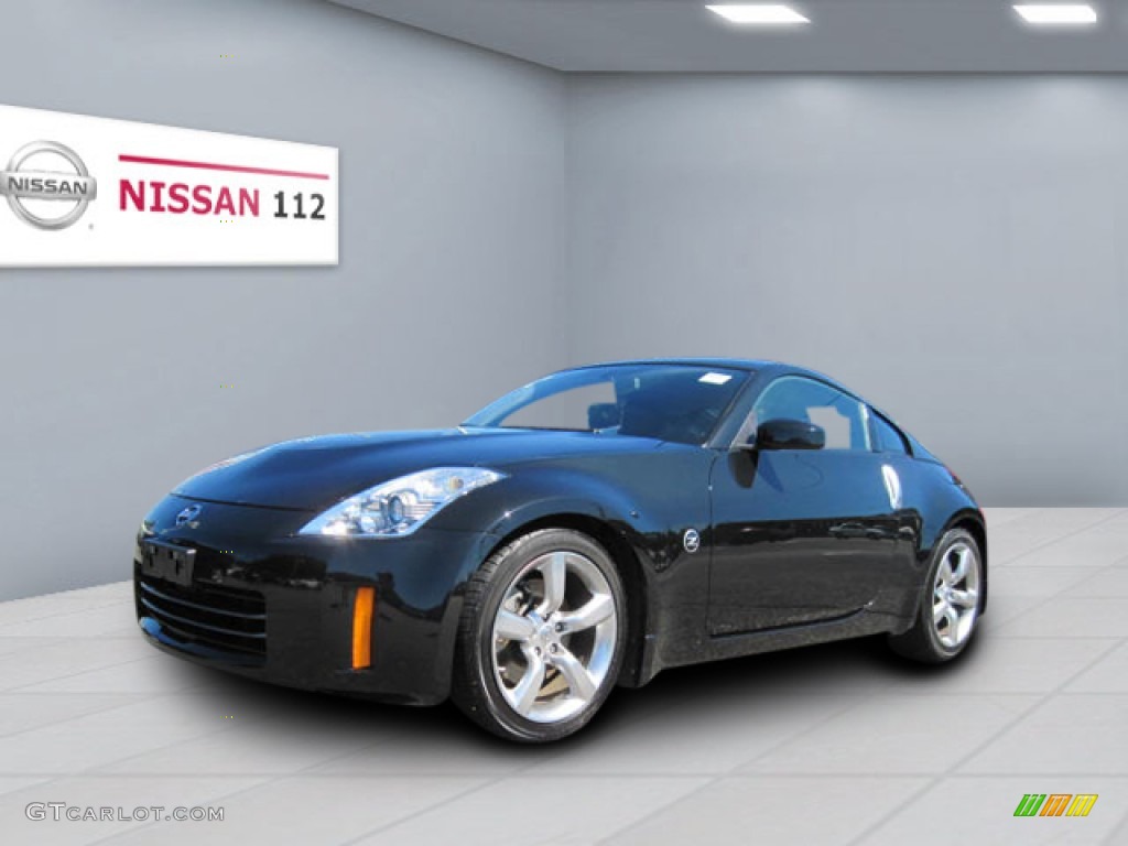 2007 350Z Touring Coupe - Magnetic Black Pearl / Charcoal photo #1