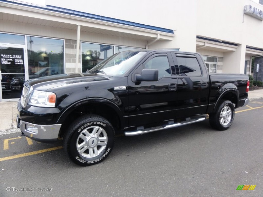 2004 F150 FX4 SuperCrew 4x4 - Black / Black photo #2