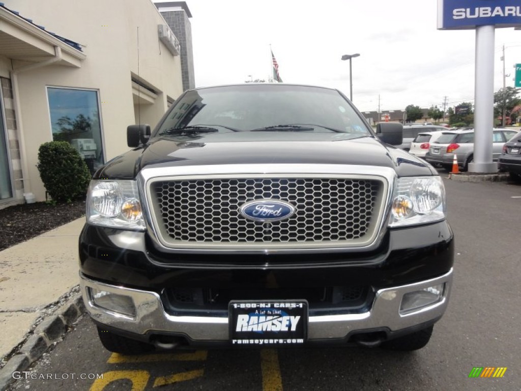 2004 F150 FX4 SuperCrew 4x4 - Black / Black photo #7
