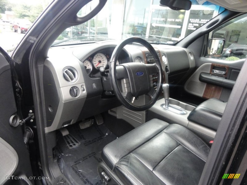 2004 F150 FX4 SuperCrew 4x4 - Black / Black photo #9
