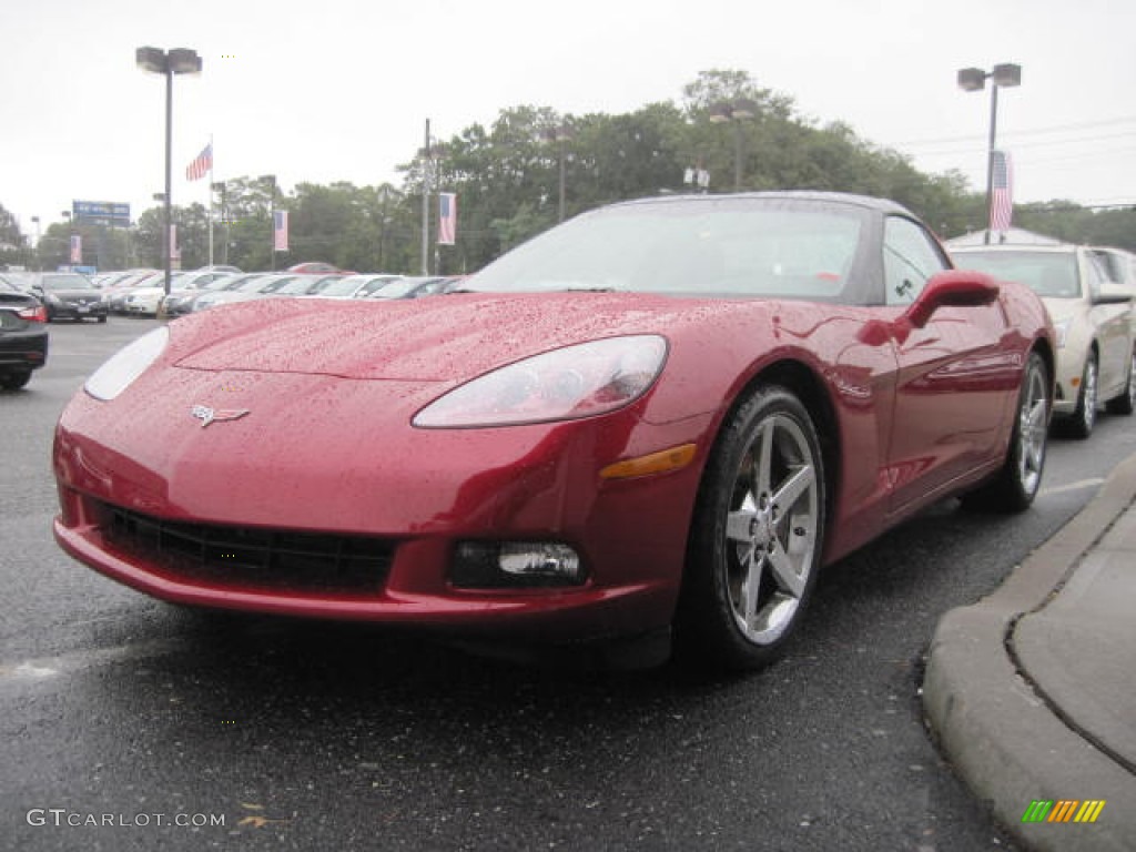 2008 Corvette Coupe - Crystal Red Metallic / Ebony/Titanium photo #1