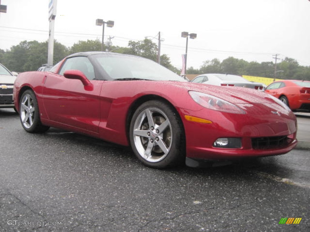 Crystal Red Metallic 2008 Chevrolet Corvette Coupe Exterior Photo #54004349