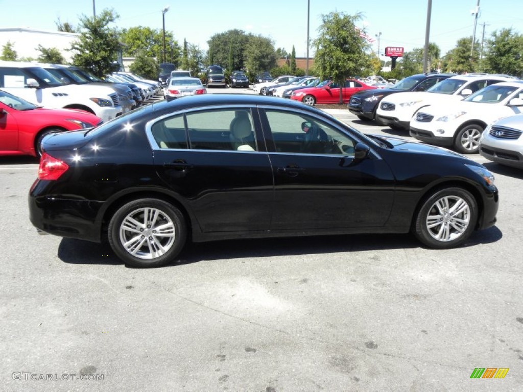 2011 G 37 Journey Sedan - Black Obsidian / Stone photo #12