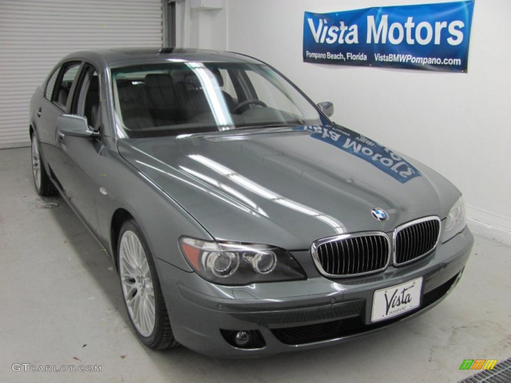 2008 7 Series 750Li Sedan - Titanium Grey Metallic / Flannel Grey photo #1