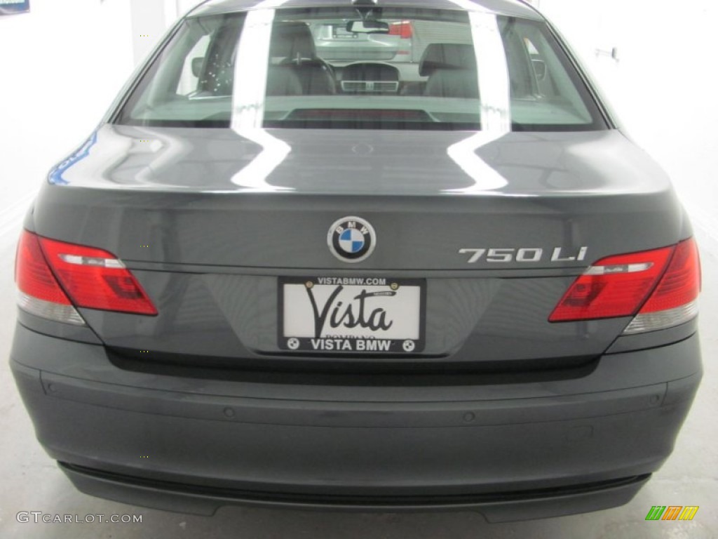 2008 7 Series 750Li Sedan - Titanium Grey Metallic / Flannel Grey photo #5